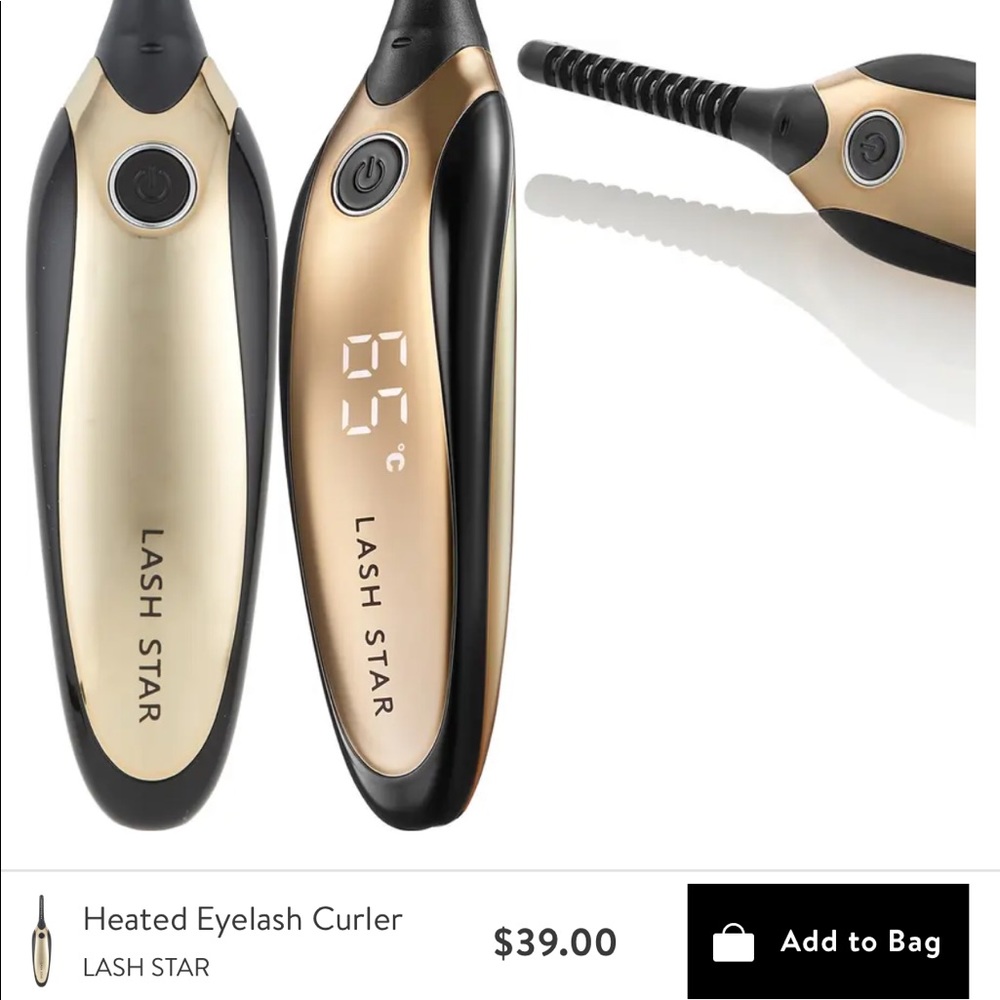LASH STAR Brand New In Box Heated Eyelash Curler